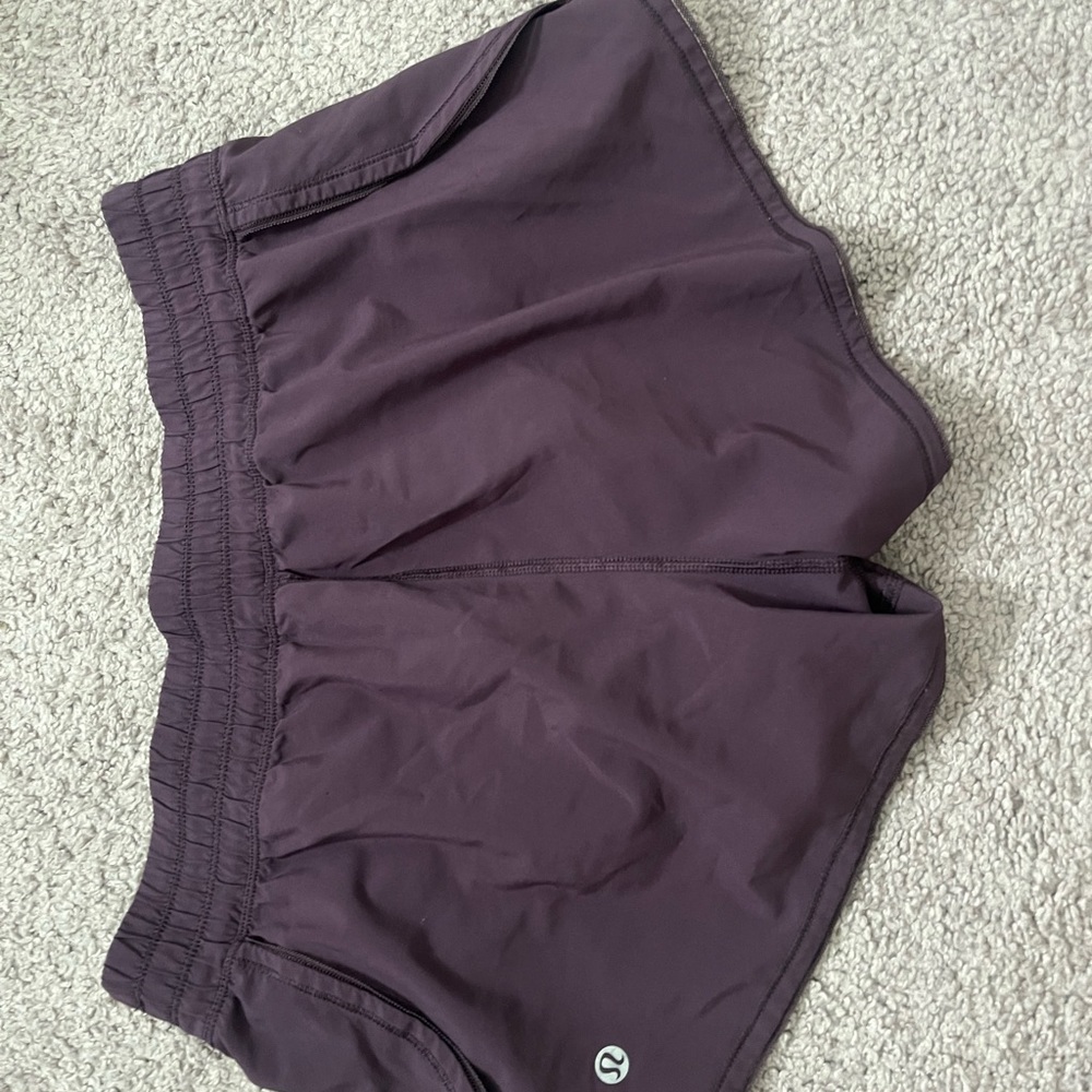 Purple Lululemon Running Shorts Size 6